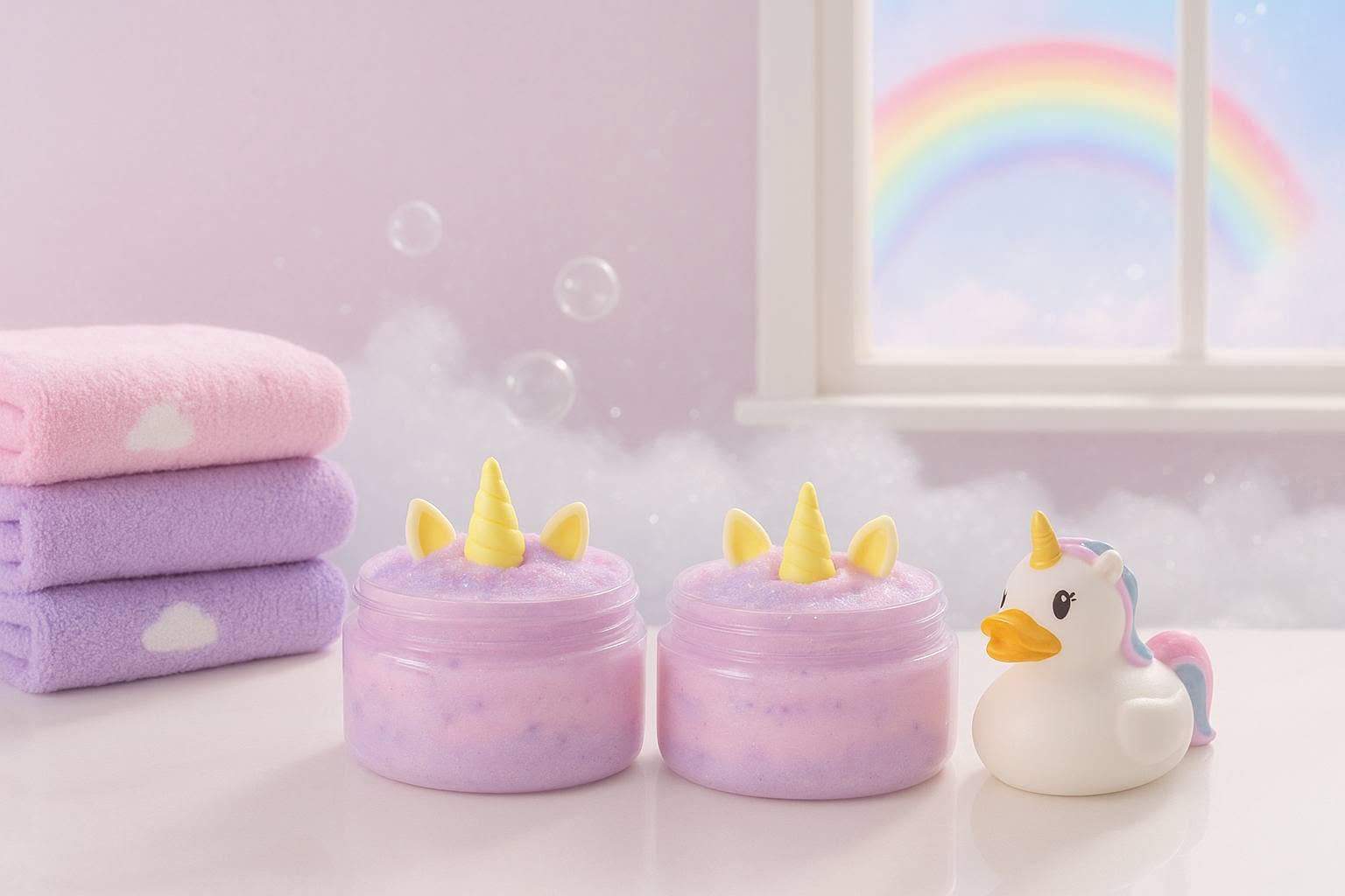 Foaming Unicorn (Be Enchanted) Scented Sugar Body Scrub