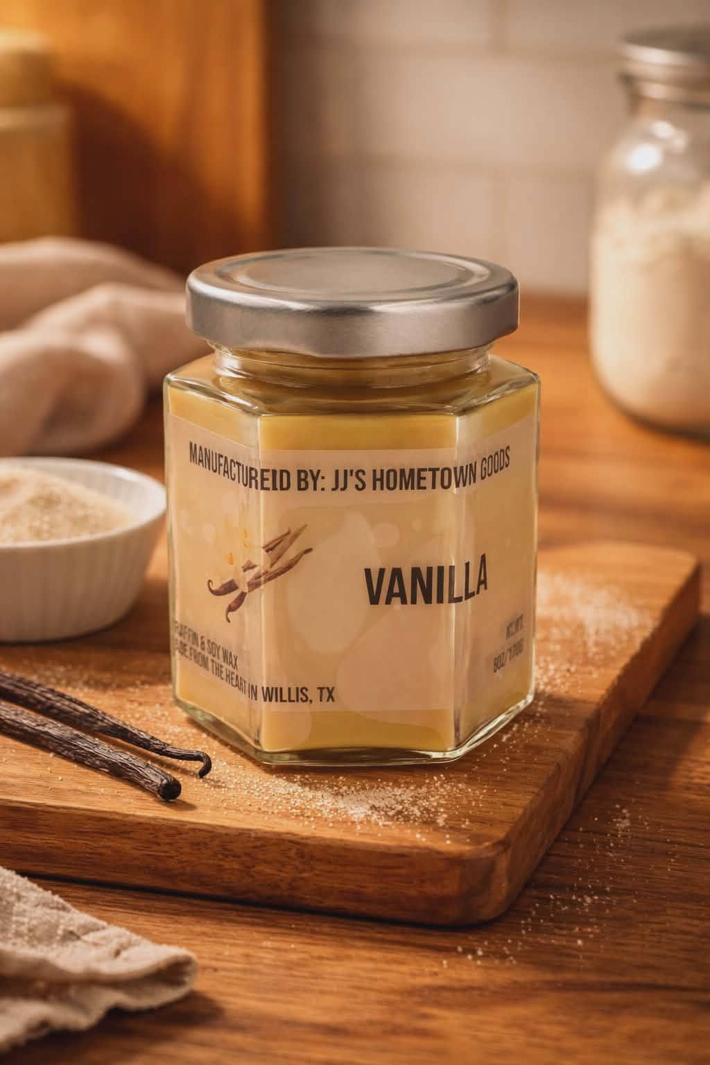 Vanilla Scented  6oz Candle