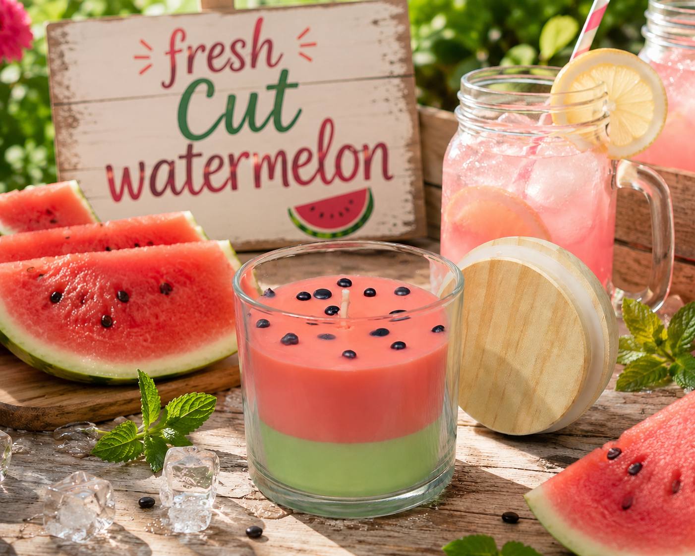 Watermelon Scented 8oz Candle