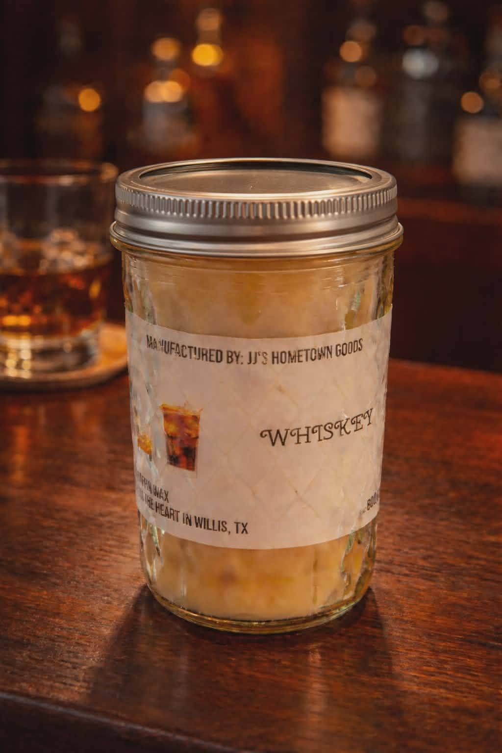Whiskey Scented 8oz Candle