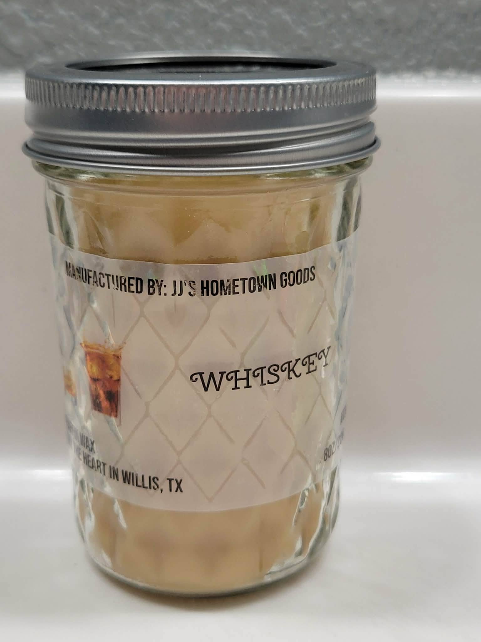Whiskey Scented 8oz Candle