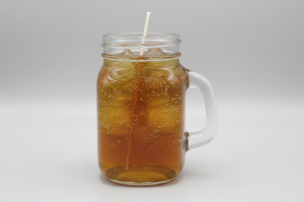 Whiskey Inspired Mason Jar Drink 4oz Candle