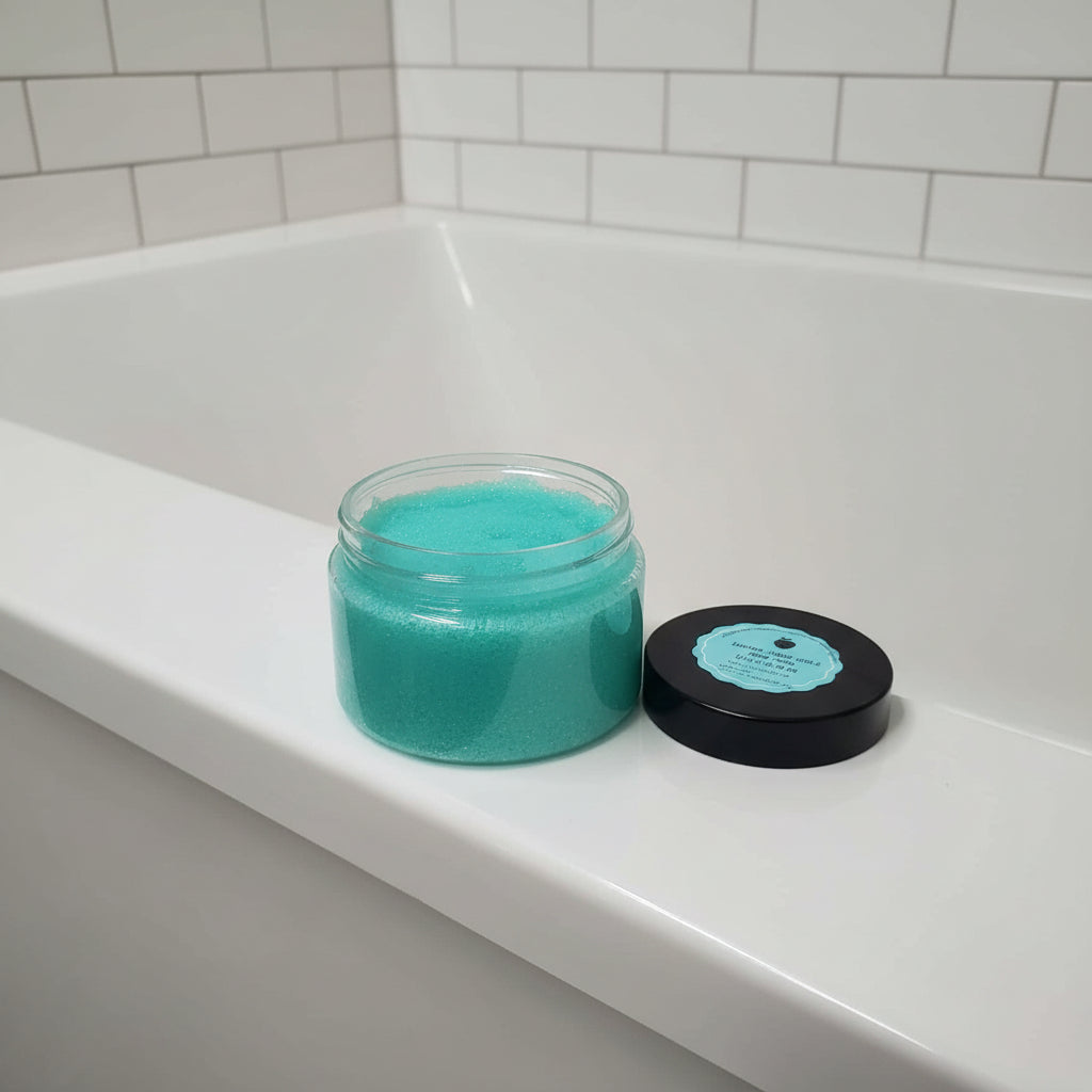 Foaming Winter Candy Apple Type Scented Sugar Body Scrub